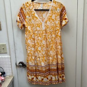 NWOT Bohemian Outsider Mini Dress  Size Smal / Medium